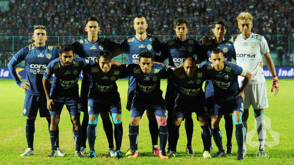 Skuat Arema Cronus di Torabika Soccer Championship 2016. Copyright: © indonesiansc